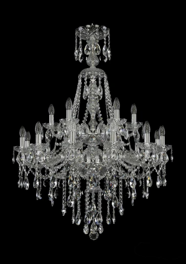 1415/12+6/300/XL-114/2d Ni Подвесная люстра Bohemia 1415 1415/12+6/300/XL-114/2d/Ni