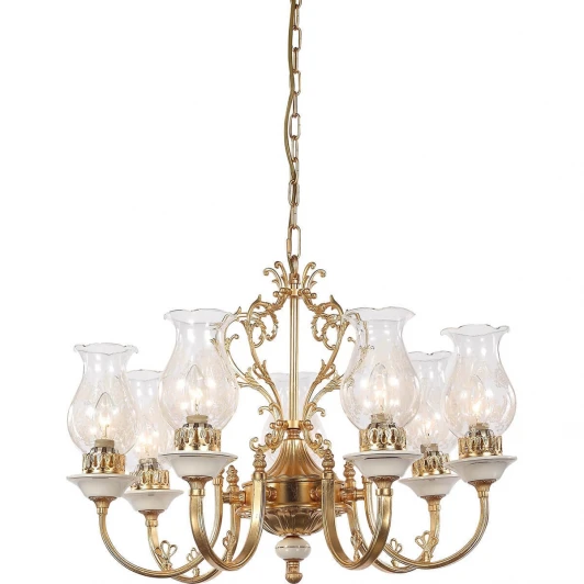 VETRALLA 179.7 antique gold Подвесная люстра Lucia Tucci Vetralla 179.7 antique gold