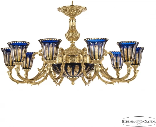 72209P/10/250 G P2 U Amber-Blue/H-1H Подвесная люстра Bohemia Verona 72209P/10/250 G P2 U Amber-Blue/H-1H