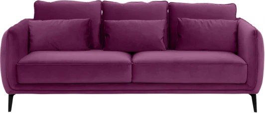 342357 Диван Amsterdam трехместный ОГОГО (арт.342357), (Ткань/Фиолетовый)
