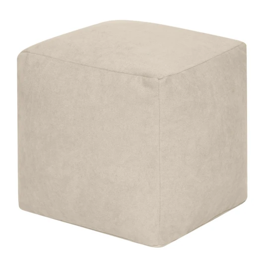 3926601 Пуфик Dreambag Куб Светло-Бежевый Велюр (Классический) 3926601