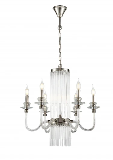 1038-6PL Подвесная люстра Simple Story 1038 1038-6PL (220V, на цепи, свеча)