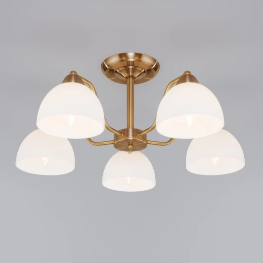 30172/5 античная бронза Потолочная люстра Eurosvet Carissa 30172/5 античная бронза