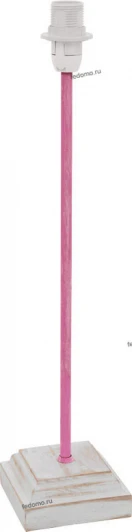 49318 Основание настольной лампы Eglo Vintage, 1 лампа, белый с золотом и розовым