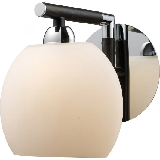 433-01-11 chrome + dark wengue Бра N-Light 433 433-01-11 chrome + dark wengue