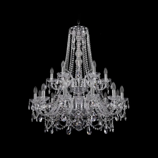 1411/12+6/300/XL-99/2d Ni Подвесная люстра Bohemia 1411 1411/12+6/300/XL-99/2d/Ni