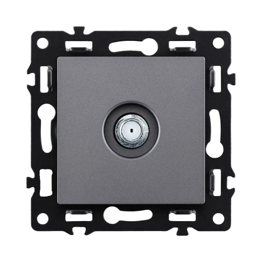 AS-020GY Розетка TV серый Kollinger Asthetik AS-020GY