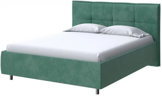 2016845 PROxSON Кровать Lino без основания (Ткань: Велюр Casa Изумрудный) 180x200