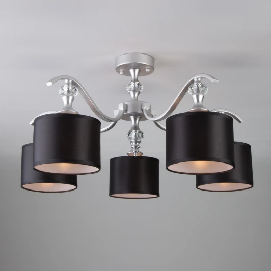 60070/5 серебро Потолочная люстра Eurosvet Ofelia 60070/5 серебро