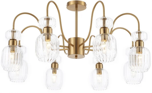 1141/8PL Clear Потолочная люстра на штанге Escada Gloss 1141/8PL Clear (220V)