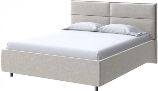 2013962 PROxSON Кровать Pado без основания (Ткань: Велюр Gratta 1 Шампань) 180x200