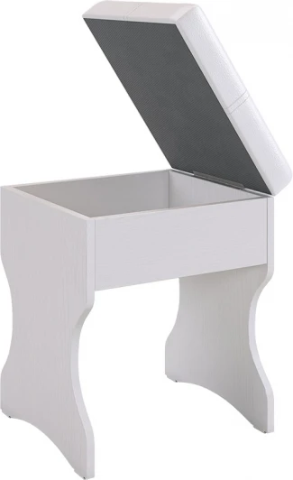 SPV-1.06.2552 Виктория-1 Пуф Mebelson (ЛДСП,ПВХ,Экокожа/Светлое дерево) арт.SPV-1.06.2552