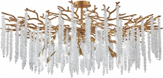 23111.1200.18.G9.A IB Потолочная люстра хрустальная на штанге Arte Milano Milano-1 23111.1200.18.G9.A IB (220V)