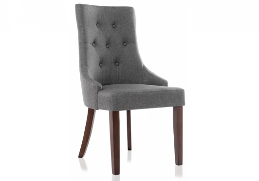 11026 Обеденный стул Woodville Elegance dark walnut / fabric grey 11026