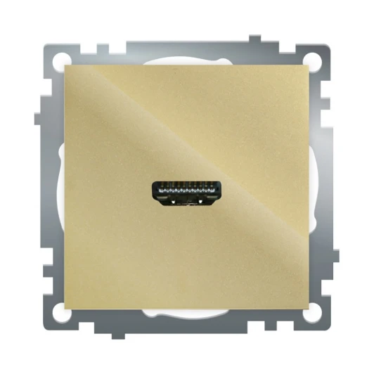 50060 Розетка HDMI (золото) Stekker Катрин 50060