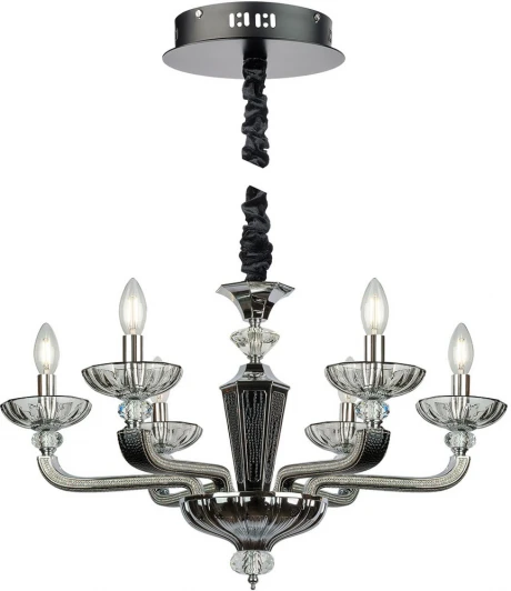 MANE-CHEK SP6 BK Подвесная люстра AM Group MANE MANE-CHEK SP6 BK