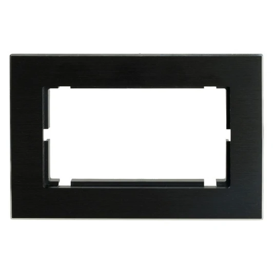 50032 Рамка на 2 поста (черный) Stekker Катрин 50032