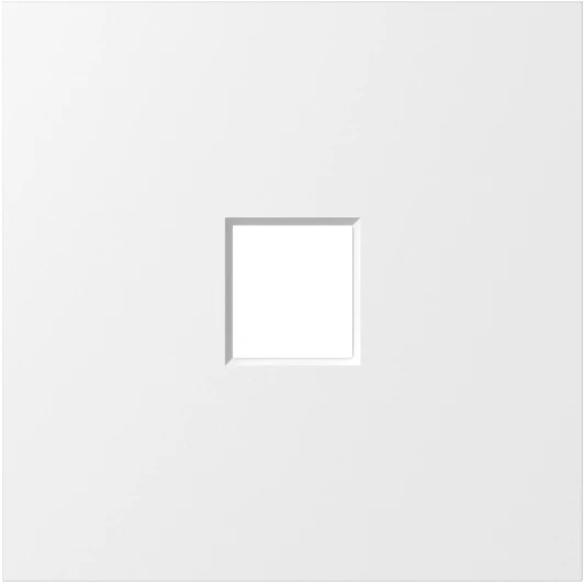 DS85933 Накладка 1-я для розеток RJ45,TV,SAT, матовый белый Donel S08 DS85933