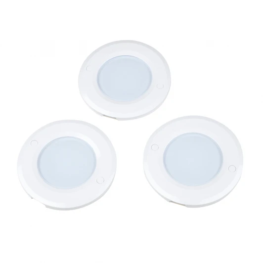 ULM-F40-6W/4200K/DIM SENSOR IP20 WHITE Мебельный светильник Uniel ULM-F40-6W/4200K/DIM SENSOR IP20 WHITE (LED, 220V, датчик движения, круглые)