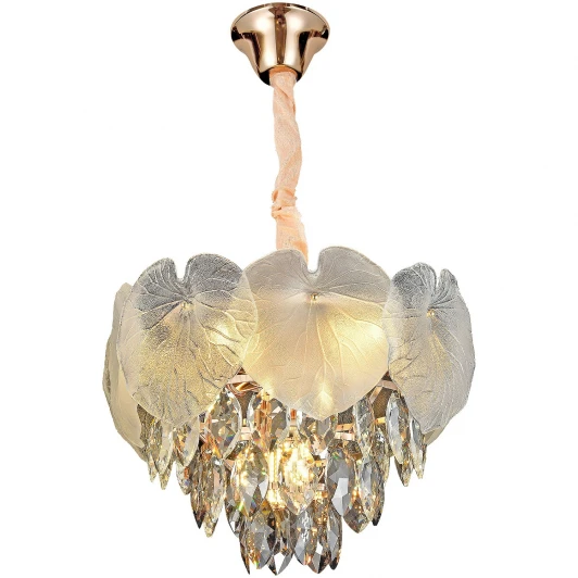 IL5106-9PDI-39 GD Подвесная люстра хрустальная ILLUMICO IL5106-9PDI-39 GD