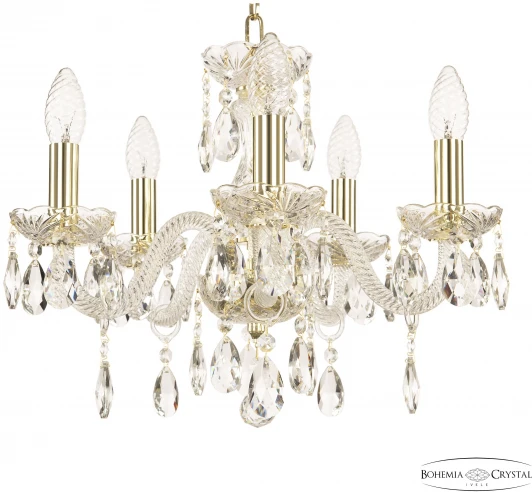 117/5/141 G Подвесная люстра Bohemia 117 117/5/141 G (220V, подвески, на цепи, подсвечник, свеча)