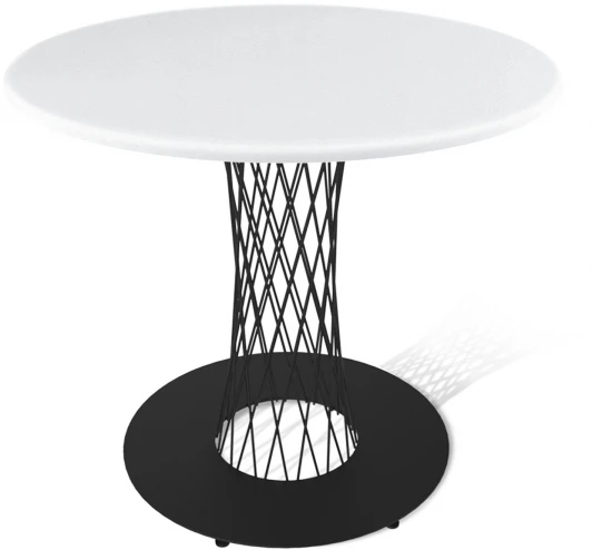 8422118701 Стол SHT-TU3-1/80 МДФ черный муар/белый Sheffilton SHT-TU3-1 8422118701