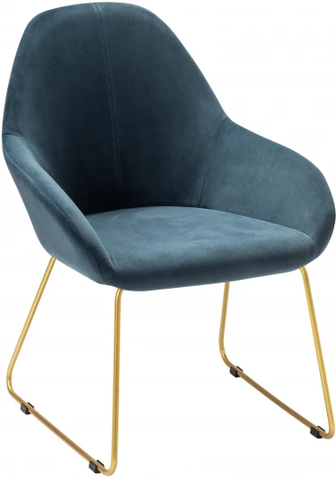 410119154h_Diagblue_золото_линк Кресло Kent Diag blue/Линк золото R-Home арт.410119154h_Diagblue_золото_линк