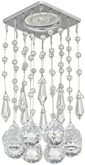 Tayo GU10.5.14.8x8.120 N Встраиваемый светильник хрустальный Dio D'Arte Tayo Nickel GU10.5.14.8x8.120 N (220V)