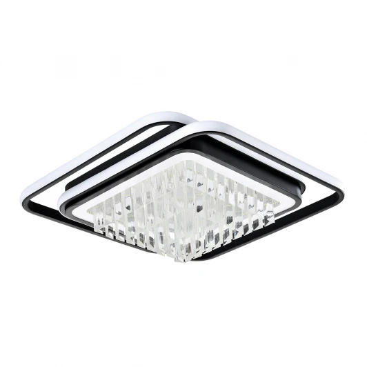 L8021-450 BK Потолочный светильник светодиодный хрустальный с пультом с регулировкой цветовой температуры LED4U LED4U L8021-450 BK