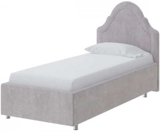 1915689 PROxSON Кровать Эльза (Ткань: Велюр Лофти Серый) 90x200