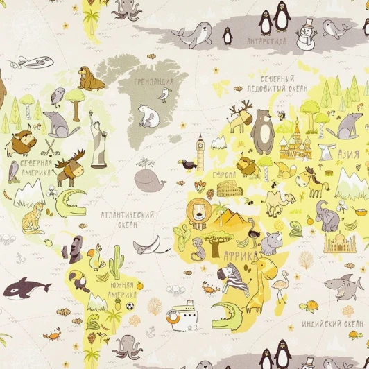 10078-02 Обои виниловые Артекс Детство 10078-02 10,05 x 1,06 м