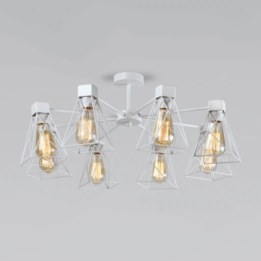 70107/8 белый Потолочная люстра на штанге Trappola 70107/8 белый Eurosvet