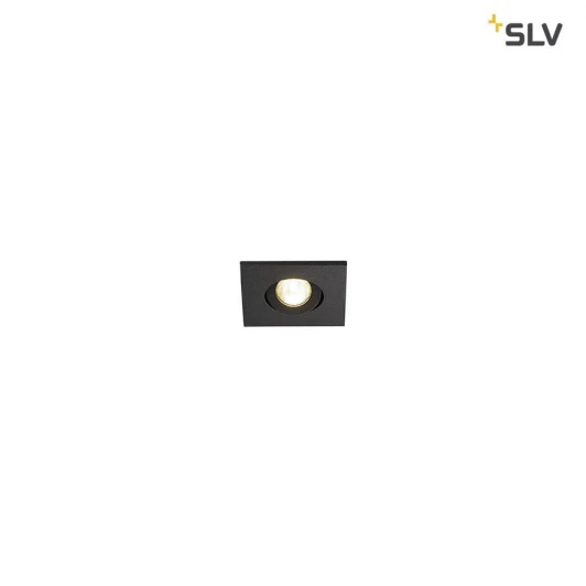 114410 Точечный светильник встроенный светодиодный черный SLV New Tria 114410