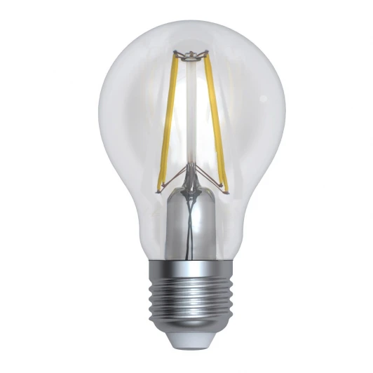 LED-A60-10W/3000K/E27/CL/DIM GLA01TR картон Лампочка светодиодная груша прозрачная E27 10W 3000K Uniel LED-A60-10W/3000K/E27/CL/DIM GLA01TR