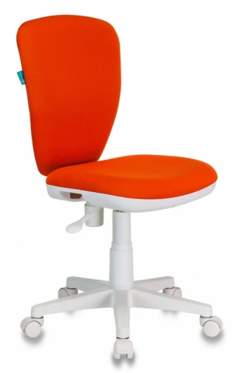 KD-W10/26-29-1 Кресло детское Бюрократ KD-W10 оранжевый 26-29-1 крестовина пластик пластик белый