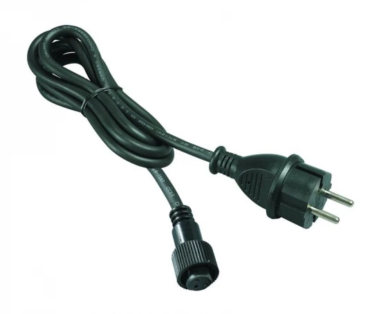 700660 Кабель со штепсельной вилкой Markslojd Priceline, черный, 44IP, 220V, 1.5 м