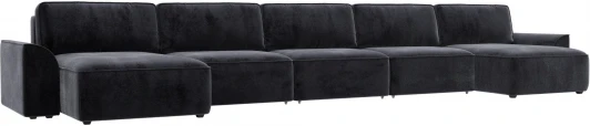 128333 Диван п-образный Лига-048 НПБ МегаЛонг Лига Диванов (Велюр) арт.128333