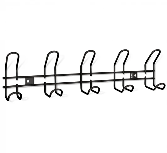 6012166301 Вешалка SHT-WH14-5 черный муар Sheffilton 6012166301