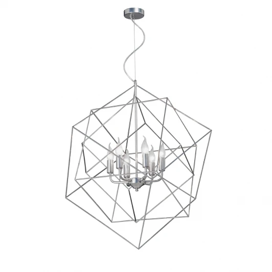 V4570-9/6S Подвесная люстра Vitaluce V4570-9/6S (220V, на тросе, свеча, шар)