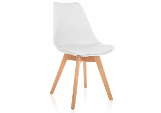 11734 Деревянный стул Woodville Bonuss белый 11734