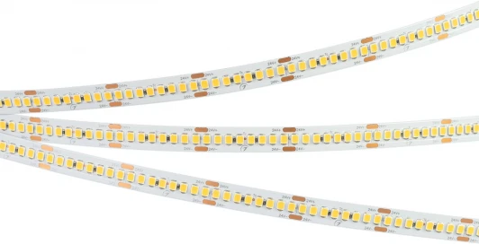 038744 Светодиодная лента RT-A240-10mm 24V Warm3500 (22 W/m, IP20, 2835, 5m) (Arlight, высок.эфф.150 лм/Вт) 038744