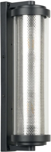 370968 Настенный уличный светильник Novotech Matrix 370968 STREET черный IP54 E27 2*max 25W 220V (круглые)