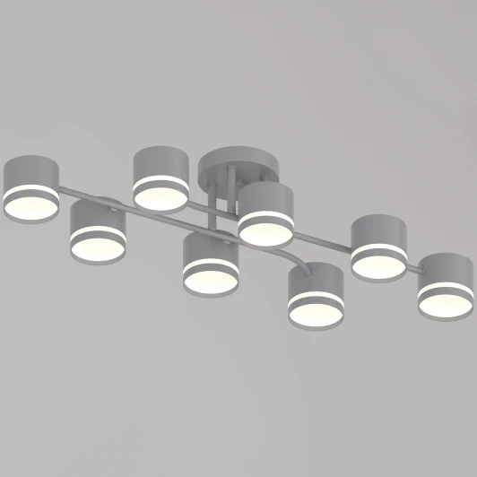 77730-0.3-08 GX53 GREY Потолочная люстра на штанге Reluce 77730-0.3-08 GX53 GREY