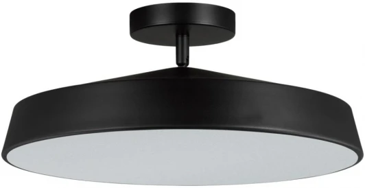 7656/48L Потолочный светильник круглый Sonex Mira Black 7656/48L пластик/белый/черный LED 48Вт 4000K D400 IP20 (220V, круглые)