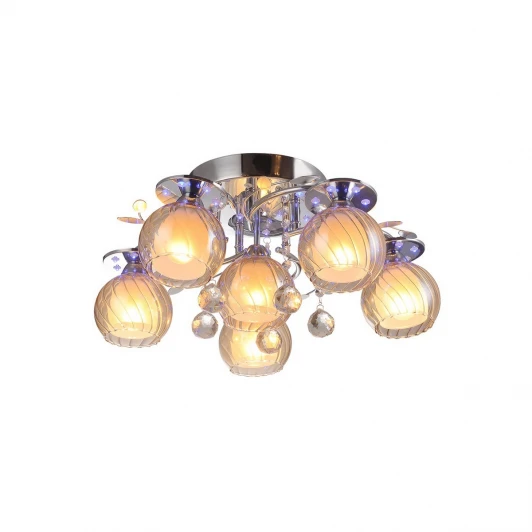 220/6PF-Chrome Потолочная люстра IDLamp Ottawa 220/6PF-Chrome