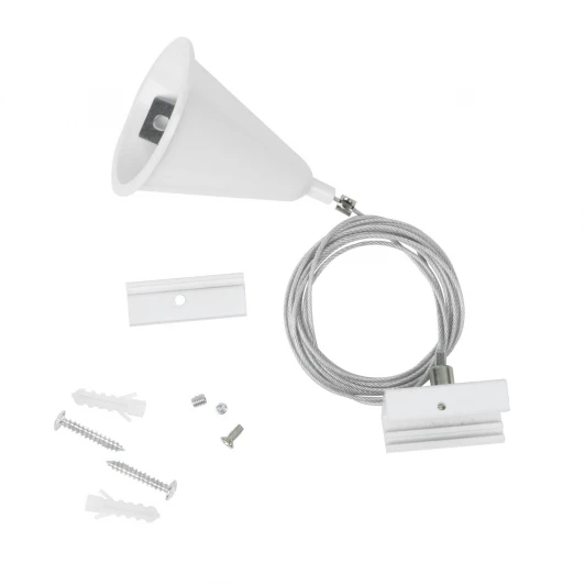 UFB-H41 WHITE 1 POLYBAG Набор для подвесного монтажа трехфазных шинопроводов Uniel UFB-H41 WHITE 1 POLYBAG