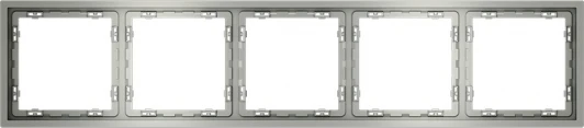 VLS100505 Рамка на 5 постов (сталь) Voltum S70 VLS100505