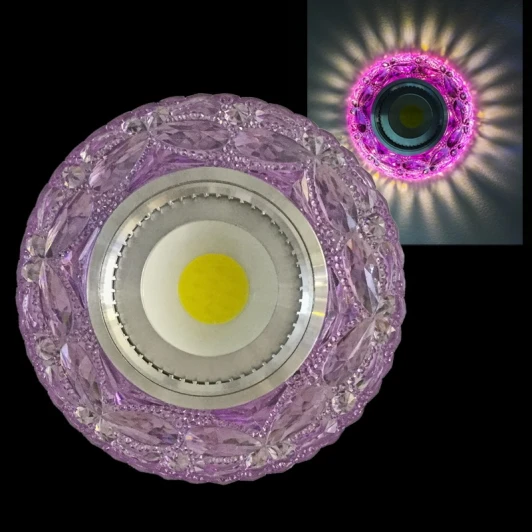 42040-9.0-001PL MR16+LED3W PP Встраиваемый точечный светильник Reluce 42040-9.0-001PL MR16+LED3W PP (220V, круглые)