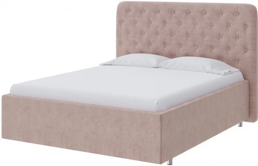1911969 PROxSON Кровать Classic Large (Ткань: Велюр Лофти Мокко) 80x200