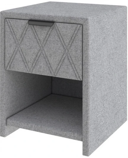 2028040 PROxSON Тумба Side (Ткань: Жаккард Tesla Стальной) 44x45